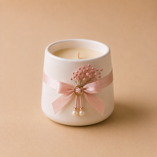 Candle Wedding White Style - 6