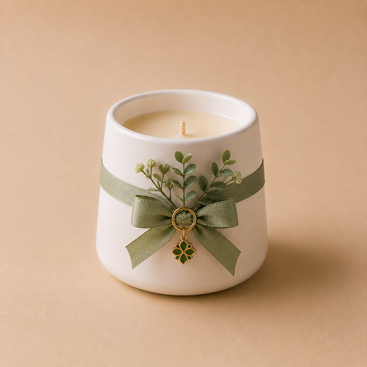 Candle Wedding White Style - 7