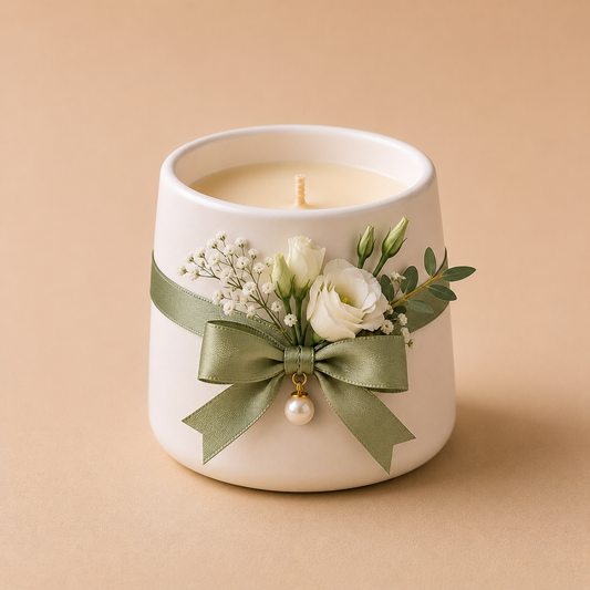 Candle Wedding White Style - 4