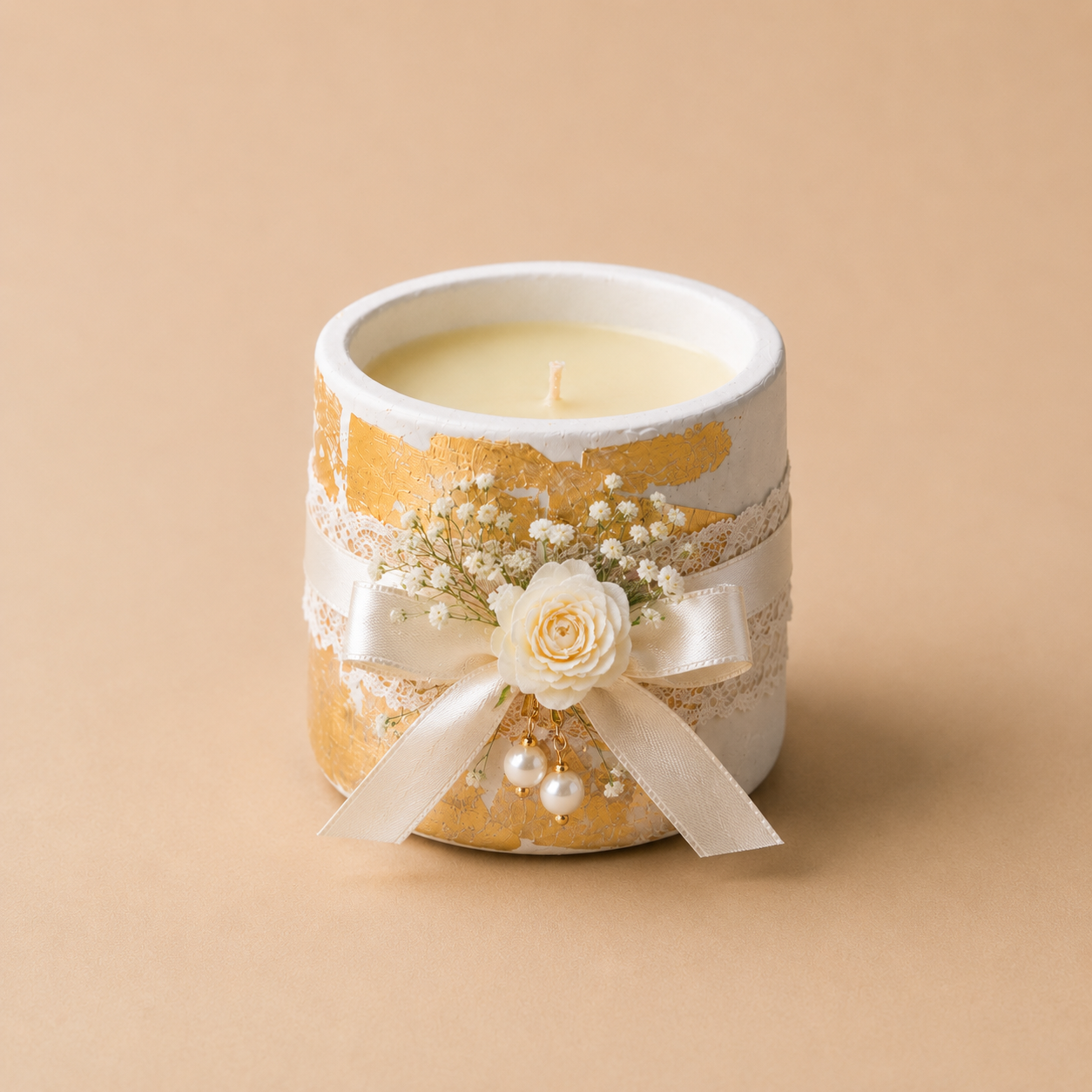 Candle Wedding White Style - 8
