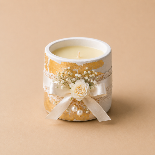 Candle Wedding White Style - 8