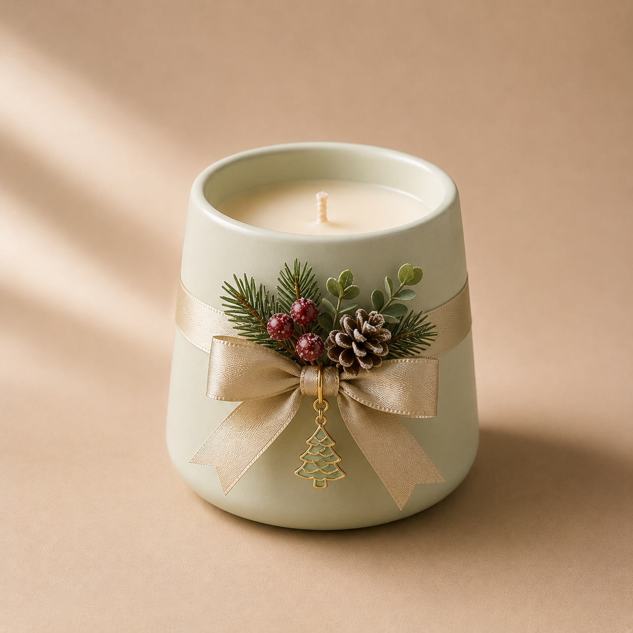 Christmas Candle Light Green Style - 1