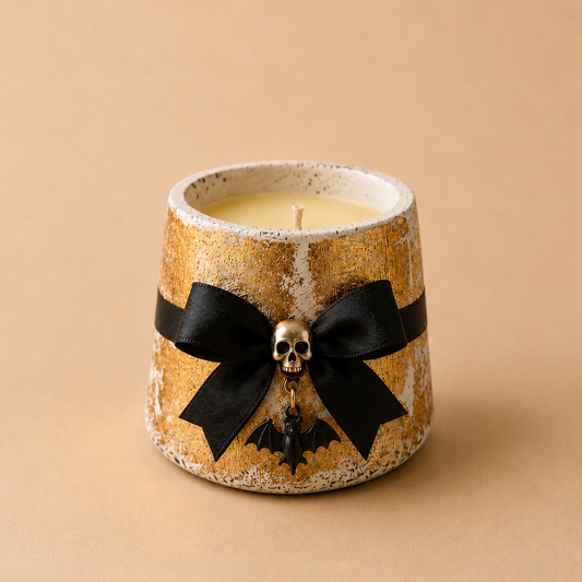 Candle Halloween White Gold Style - 2