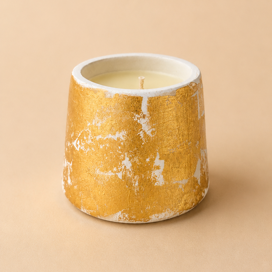 Art Candle "Tuberose 24K" | Soy Wax 1-Wick | 150g | Brand "Sofia P."