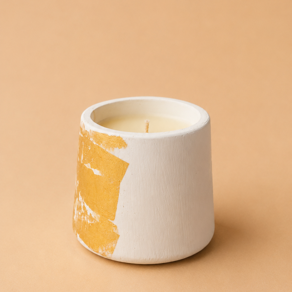 Art Candle "Tuberose 24K" | Soy Wax 1-Wick | 150g | Brand "Sofia P."