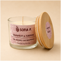 Candle "Grapefruit and Tuberose" Soy Wax 1-Wick | 95g | Brand "Sofia P."