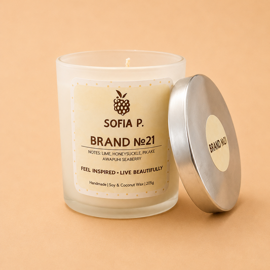 Candle "Brand Fragrance No. 21" | 1-Wick | 205g | Brand "Sofia P."