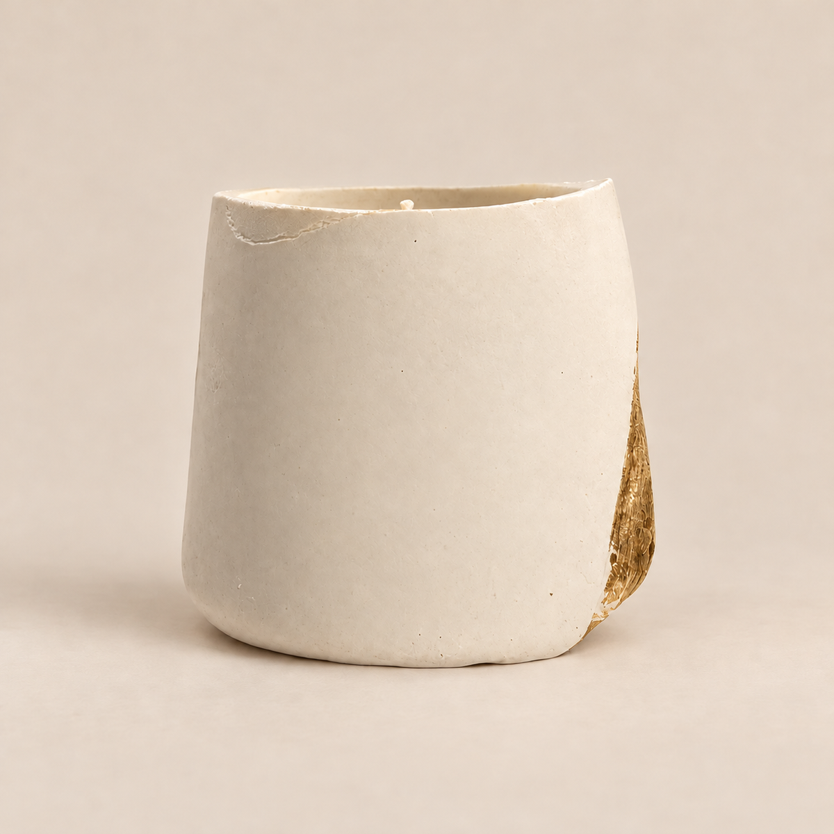 Art Candle "Crag White Gold" — Sun Steep